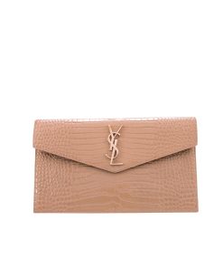 Saint Laurent Raffia Icare Tote Bag Naturel And Brown Gold 45Cm 772191Gaaek2063