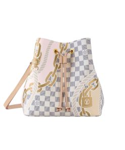 Louis Vuitton Neonoe Mm Damier Azur Coated Canvas 25Cm N40474