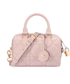 Dior Groove 20 Bag Macrocannage Calfskin In Pale Pink 20Cm M1364Ubol M05N
