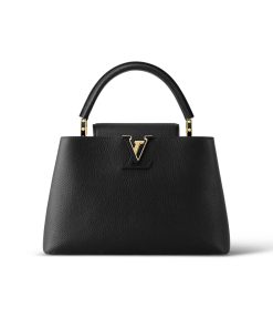 Louis Vuitton Capucines Mm Black M42259