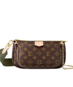 Louis Vuitton Multi Pochette Accessoires Khaki M44813