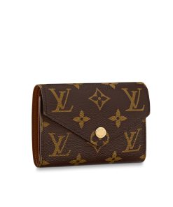 Louis Vuitton Victorine Wallet M62472 12Cm Brown