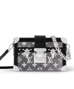 Louis Vuitton Petite Malle Black And Grey 19Cm M21462