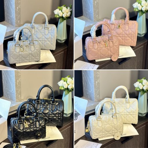 Dior Groove 20 Bag Macrocannage Calfskin In Pale Pink 20Cm M1364Ubol M05N - Image 3