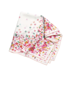 Chanel Silk Scarves Women's Peach Pink