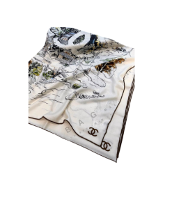 Chanel silk scarf