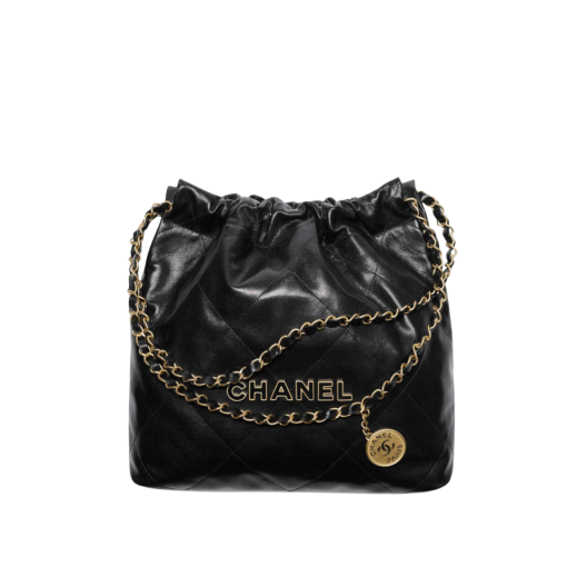 Chanel 22 Handbag Black 39Cm As3261 - Image 2
