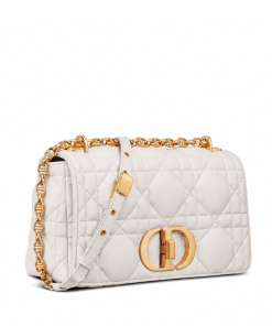 Dior Caro Bag Latte Matte Padded Calfskin