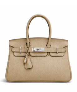 Hermes Birkin Shoulder 30 Beige Marfa Togo Leather Gold Hardware