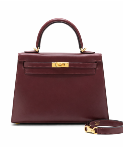 Hermes Kelly 25 Special Order Sombrero Rouge H Brushed