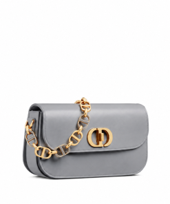 Dior 30 Montaigne Avenue Bag Ethereal Gray Box Calfskin