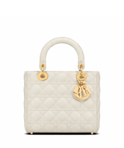 Medium Lady Dior Bag Latte