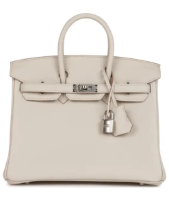 H Handbags Birkin 25 Beton Togo Palladium Hardware