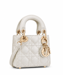 Micro Lady Dior Bag Latte 12cm