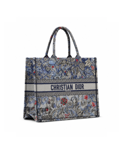 Large Dior Book Tote Denim Dior (42 X 35 X 18.5 Cm)