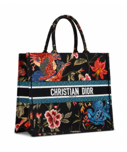 Large Dior Book Tote Black (42 X 35 X 18.5 Cm)