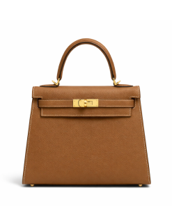 Hermes Kelly Sellier 25 Chai Epsom Gold Hardware