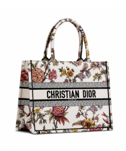 Dior Book Tote White Dior (36 X 27.5 X 16.5 Cm)