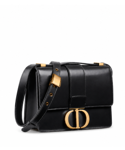 Dior 30 Montaigne Bag Black Box Calfskin