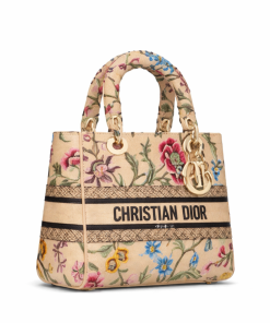 Lady D-Lite Bag Natural   With Dior