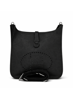 Hermes Evelyne Iii Pm Black Clemence Palladium Hardware
