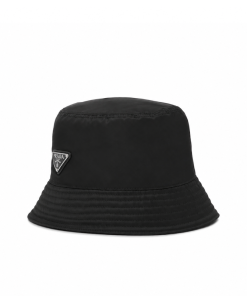 Prada Renylon Bucket Hat Sliver Black