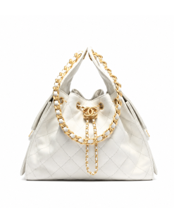 Chanel 25 Small Handbag 25cm White