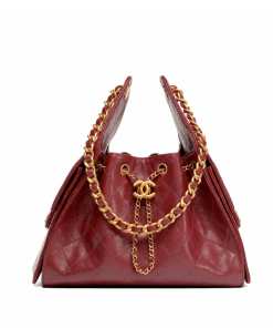 Chanel 25 Small Handbag 25cm Burgundy