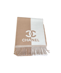 Chanel Bicolor wool And Cashmere Blend Scarf