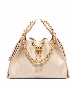 Chanel 25 Small Handbag 25cm Beige