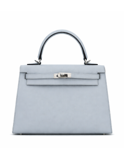 Hermès Kelly 25 Sellier HSS Verso Bleu Electrique Epsom Palladium Hardware
