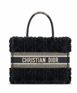Dior Book Dot Cannage Shearling Bag 26CM