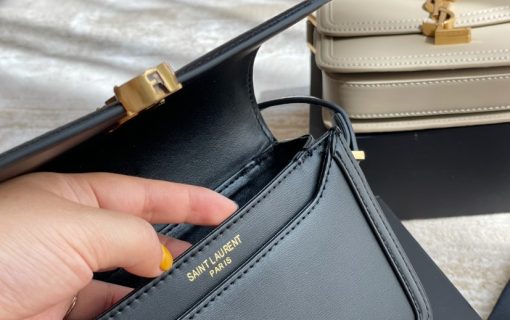 Saint Laurent Solferino Small Satchel In Box Saint Laurent Leather Black Noir 19Cm 6343060Sx0W1000 - Image 7