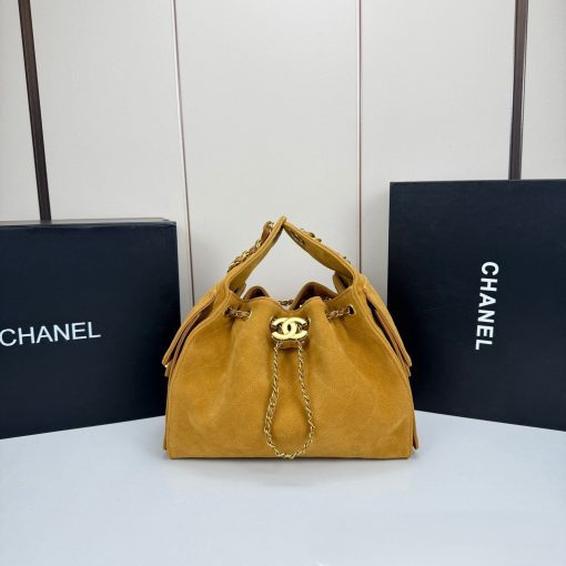 Chanel 25 Small Handbag 26cm Suede - Image 2