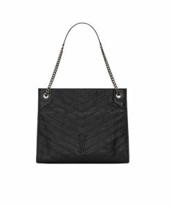Saint Laurent Medium Niki Shopping Bag Black 33Cm