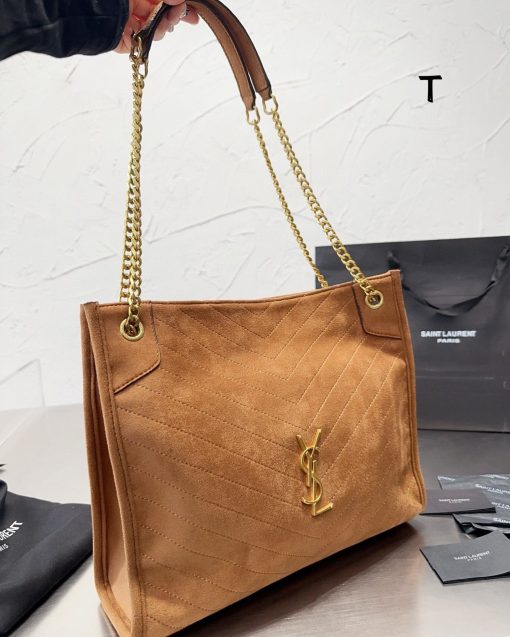 Saint Laurent Medium Niki Shopping Bag Brown 33Cm - Image 2