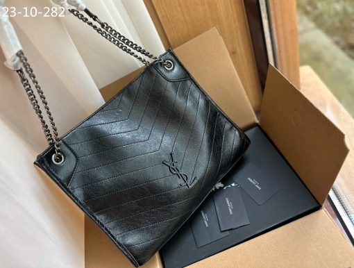 Saint Laurent Medium Niki Shopping Bag Black 33Cm - Image 2