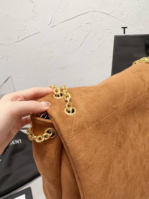 Saint Laurent Jamie 4.3 In Suede Brown 41Cm 7424311U8P72102 - Image 2