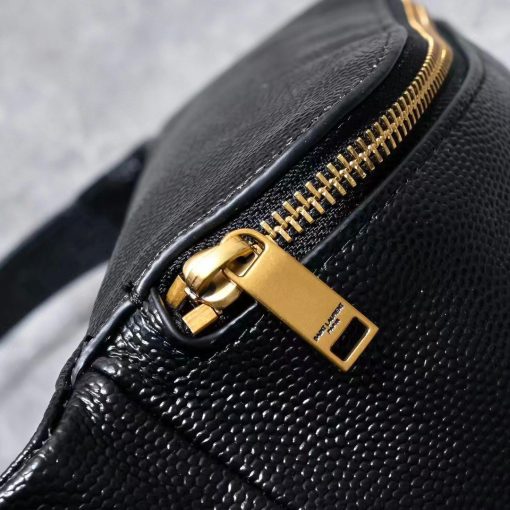Saint Laurent Belt Bag Ysl Logo Appliqu?D Leather Black 25Cm - Image 3