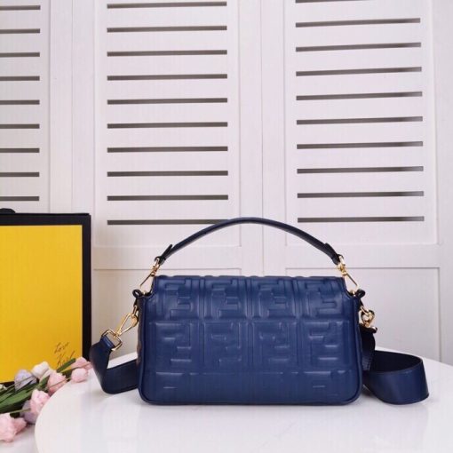 Fendi Baguette Blue 8Br600A72Vf19Po - Image 4