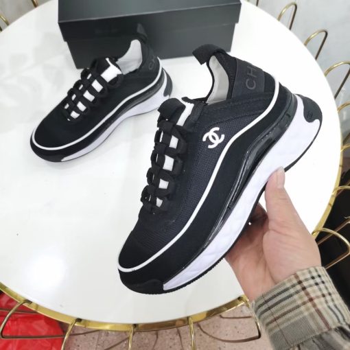 Chanel Women's Suede Sneaker Black G39072 Y55826 K4284 - Image 6