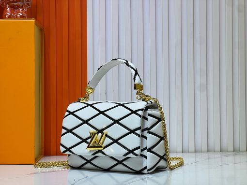 Louis Vuitton Go 14 Mm White Black 23Cm M22890 - Image 8