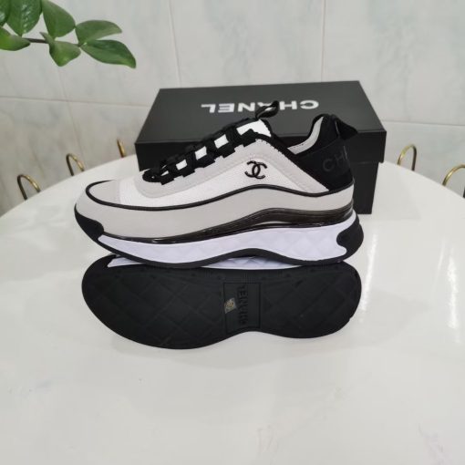 Chanel Women's Suede Sneaker White G39070 Y56144 0Q241 - Image 4