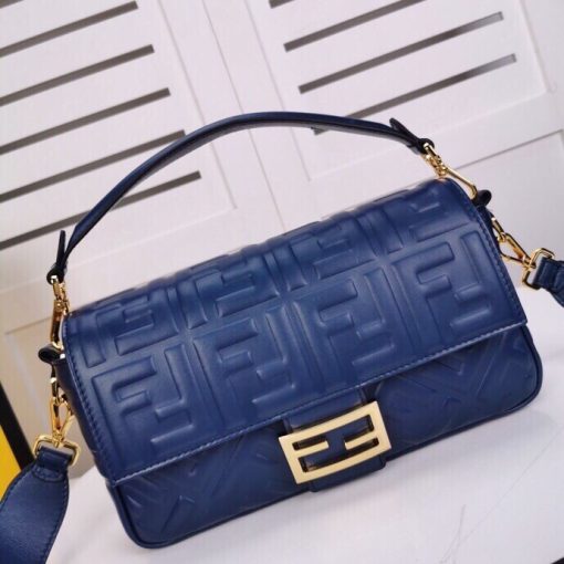 Fendi Baguette Blue 8Br600A72Vf19Po - Image 5