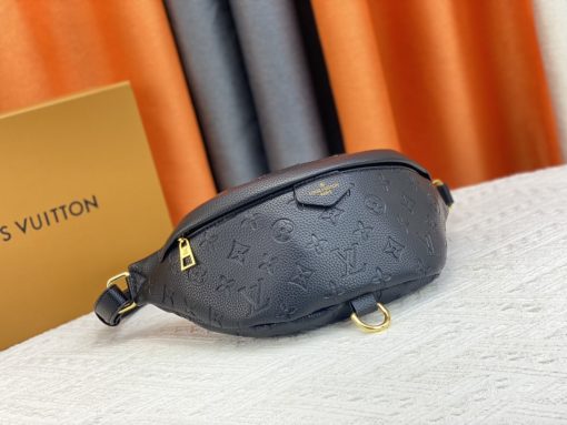 Louis Vuitton Monogram Empreinte Black Bumbag M44812 - Image 3