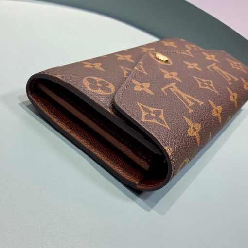 Louis Vuitton Monogram Sarah Wallet 19Cm Brown M60531 - Image 4