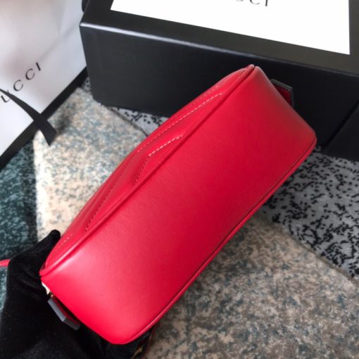 Gucci Marmont Small Matelasse Shoulder Bag 447632 Dtd1T 6433 - Image 7