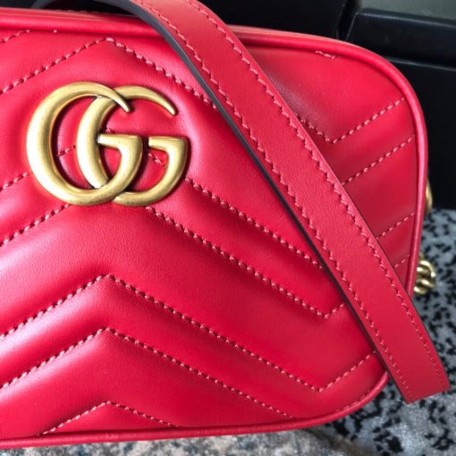 Gucci Marmont Small Matelasse Shoulder Bag 447632 Dtd1T 6433 - Image 6