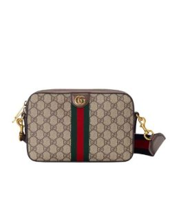 Gucci Ophidia Gg Shoulder Bag Beige Ebony 23.5Cm  699439 9C2St 8920
