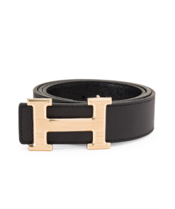 Chanel Leather Belt With Cc Buckle In Metal White 3Cm - 85 Eu 100 Cm